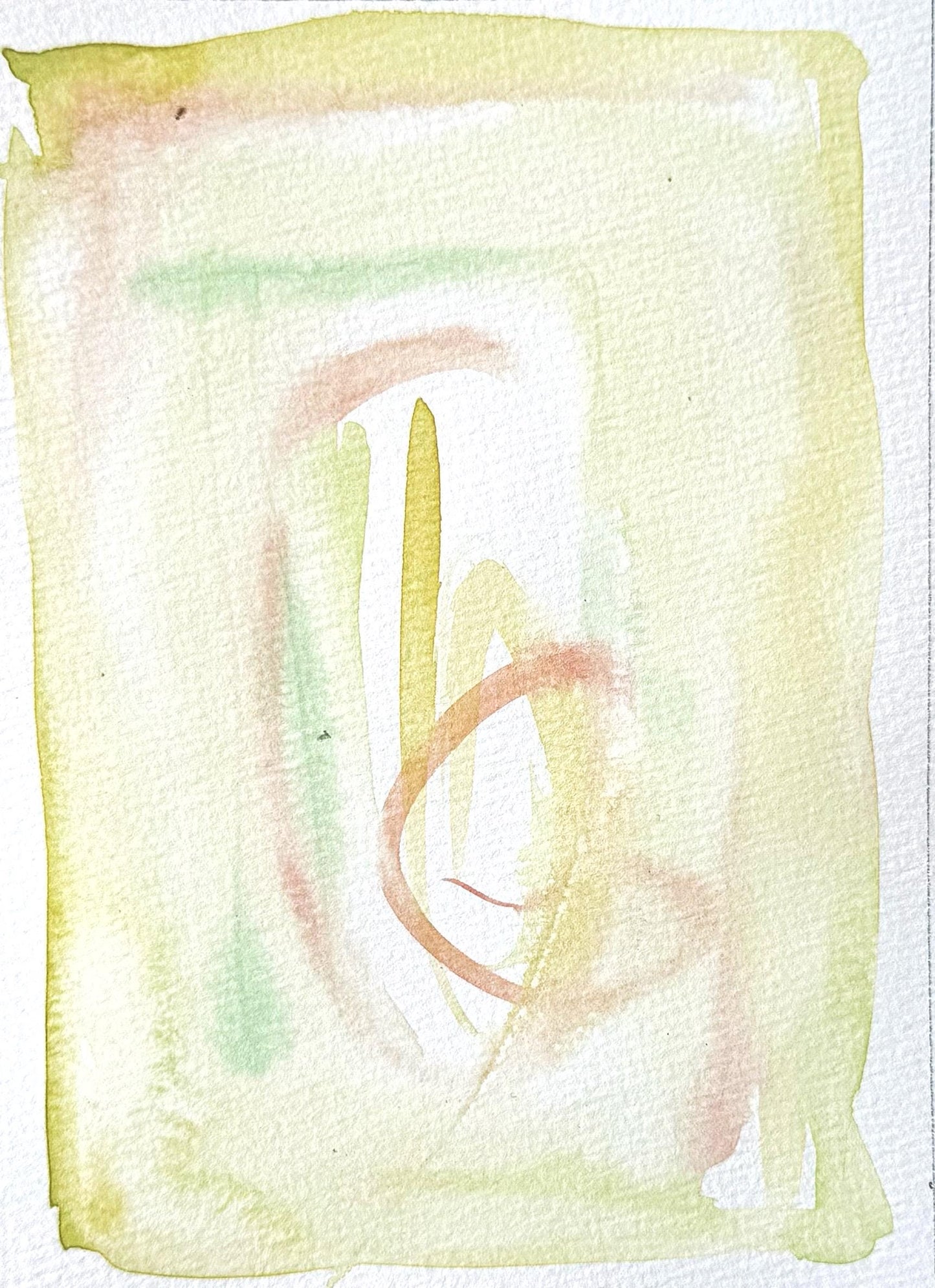 Abstract Watercolor Painting, Set of 3, 5"x7”, White Mat 11”x14”, Abstract Wall Art, Original Watercolor Painting, Turquoise, Pink, Pastel