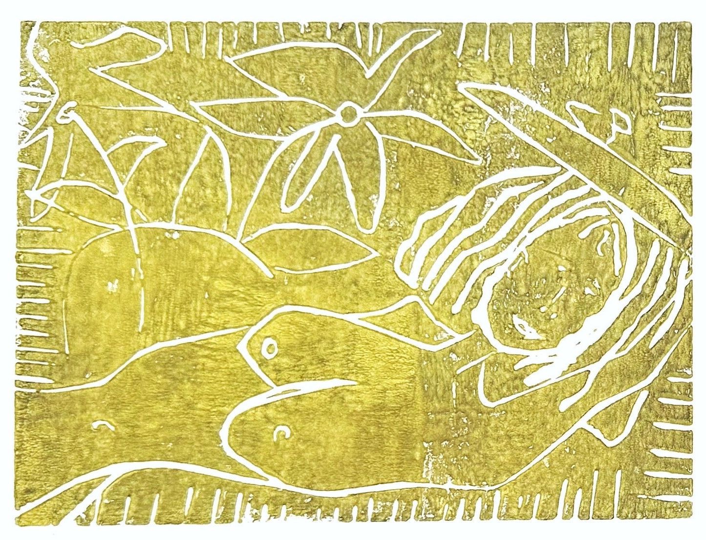 Abstract Nude Figure Monoprint, Neutral Artwork, Minimalist, Home Decor, Abstract Wall Art, Modern Home Decor, Figure Art