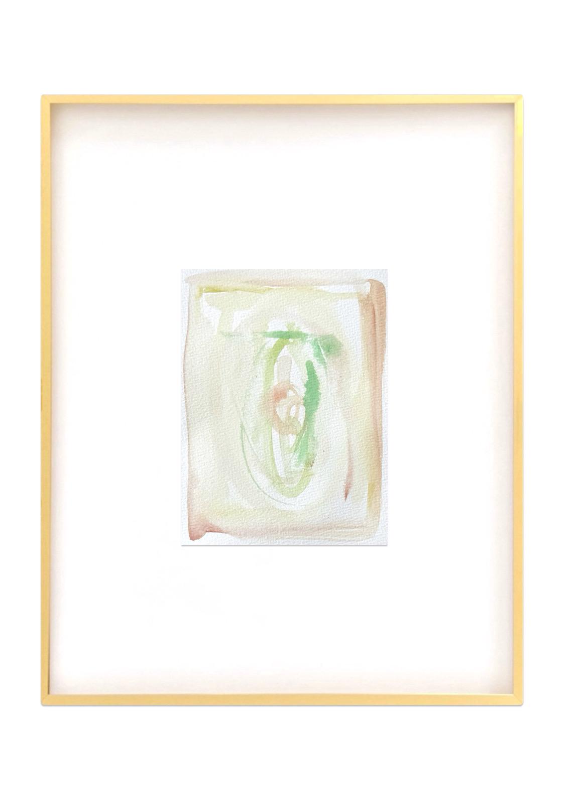 Abstract Watercolor Painting, Set of 3, 5"x7”, White Mat 11”x14”, Abstract Wall Art, Original Watercolor Painting, Turquoise, Pink, Pastel