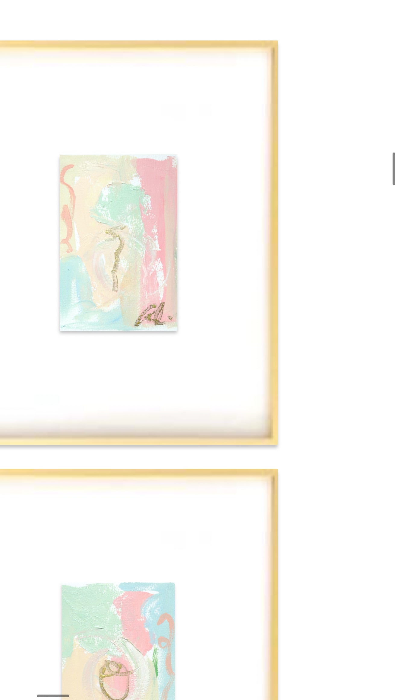 Original Abstract Oil Paintings on Paper, 5x7