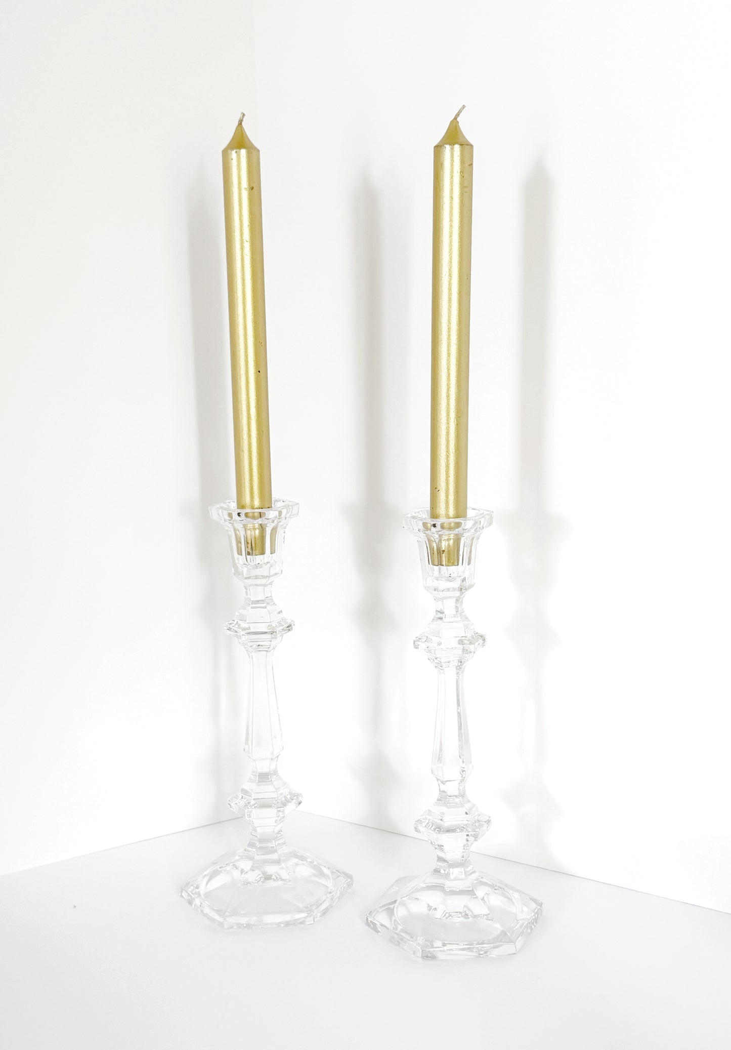Pair of Crystal Candlesticks