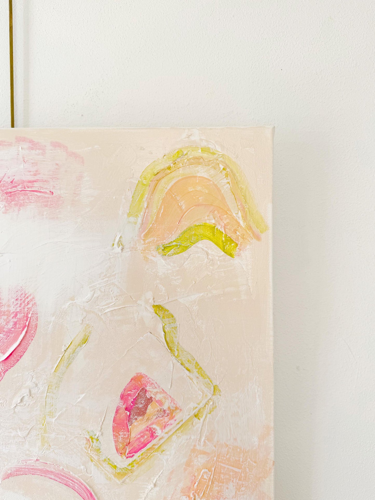 Original Abstract Mixed Media Painting on canvas, Size 24”x30”, White Abstract Painting, Texture Painting on Stretched Canvas