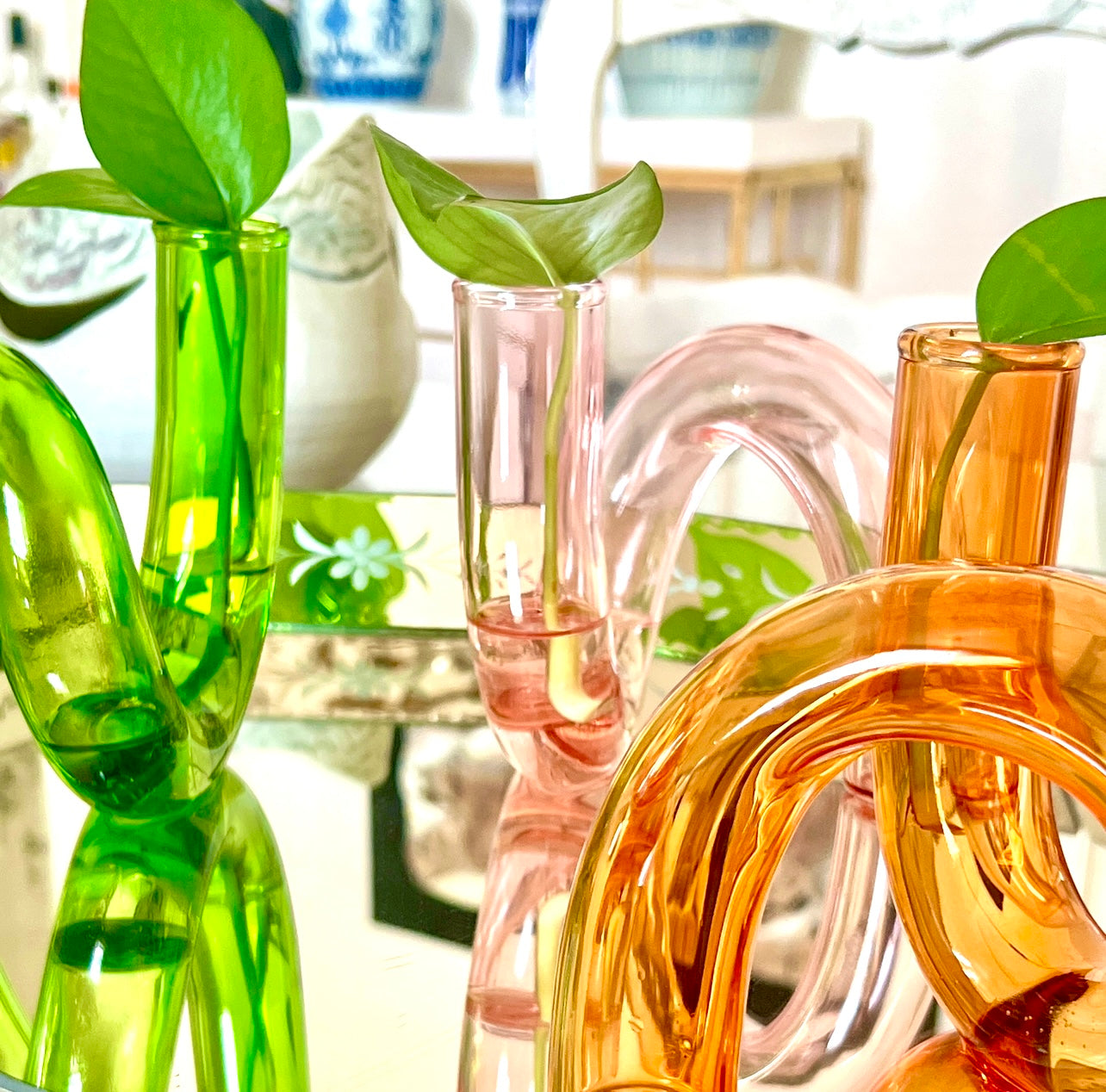 Handblown Glass Knot Vase