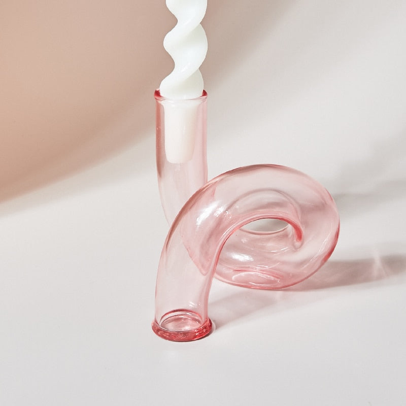 Handblown Glass Knot Vase