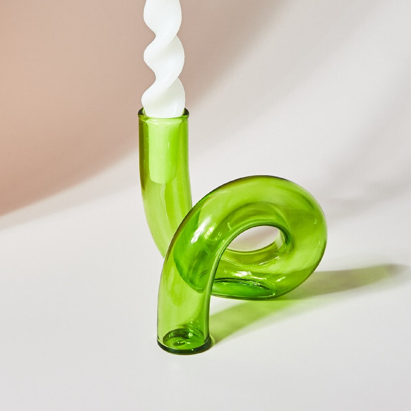 Handblown Glass Knot Vase