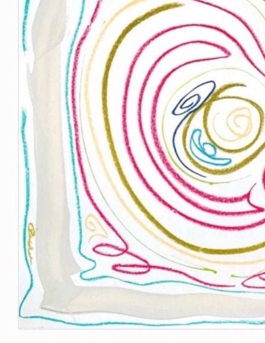 Large Original Abstract Mixed Media Painting, 24”x32”, Art for Acrylic Frame, Floating Frame Art, Pink Art, Green Art, Neutral Art