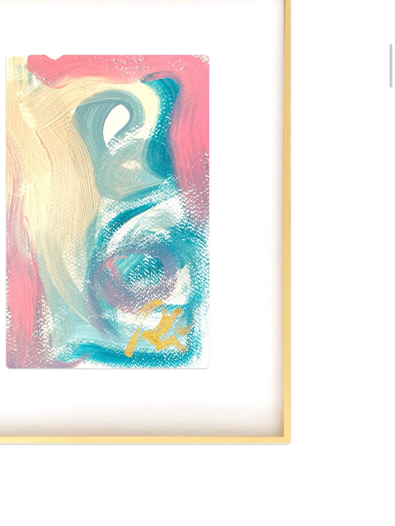 Original Abstract Watercolor Paintings Digital Print, Fine Art Print, Digital Download, Abstract Artwork, Pink, Blue, Green, 8x10