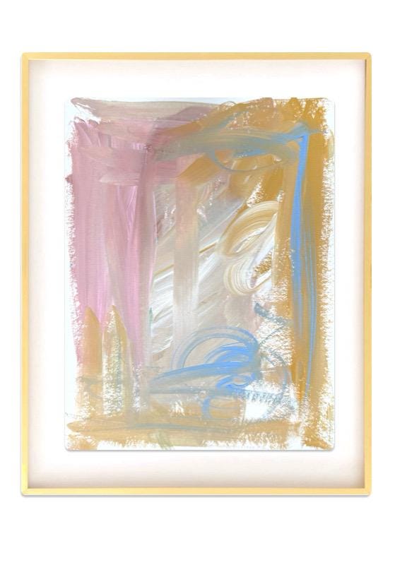 Original Abstract Watercolor Paintings Digital Print, Fine Art Print, Digital Download, Abstract Artwork, Pink, Blue, 8x10, Abstract Artwork