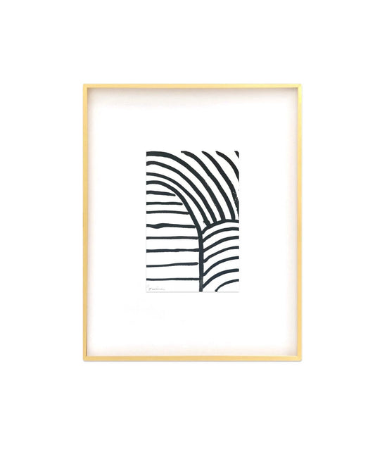 Original Abstract Fine Art Print, Black & White Monochrome Print (5x7)