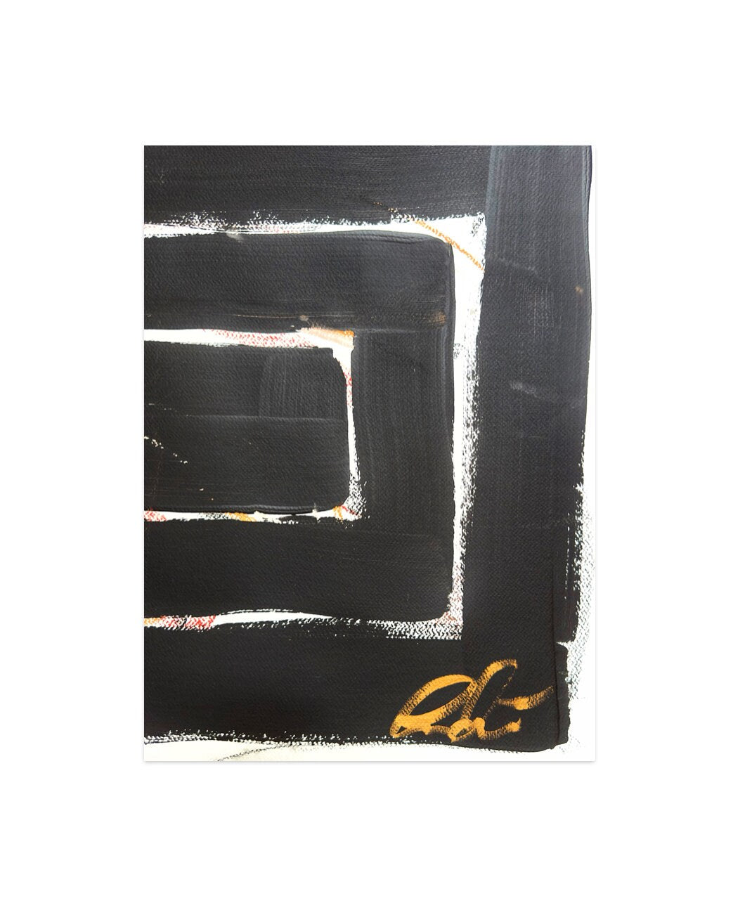 Large Original Abstract Mixed Media Painting on Paper, Size 18”x24”, Black & White Painting, Original Artwork, Minimalist Art, Neutral Art