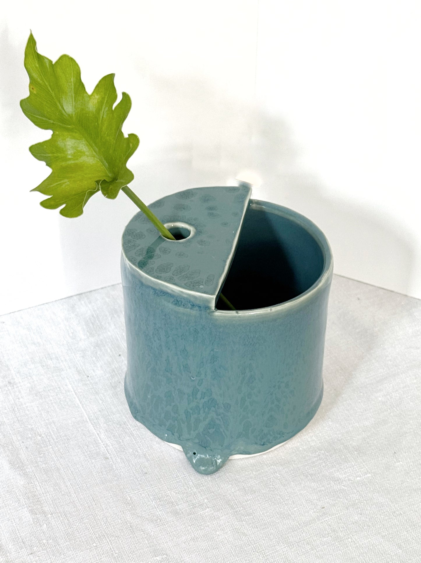 Handmade Ceramic Blue Vase