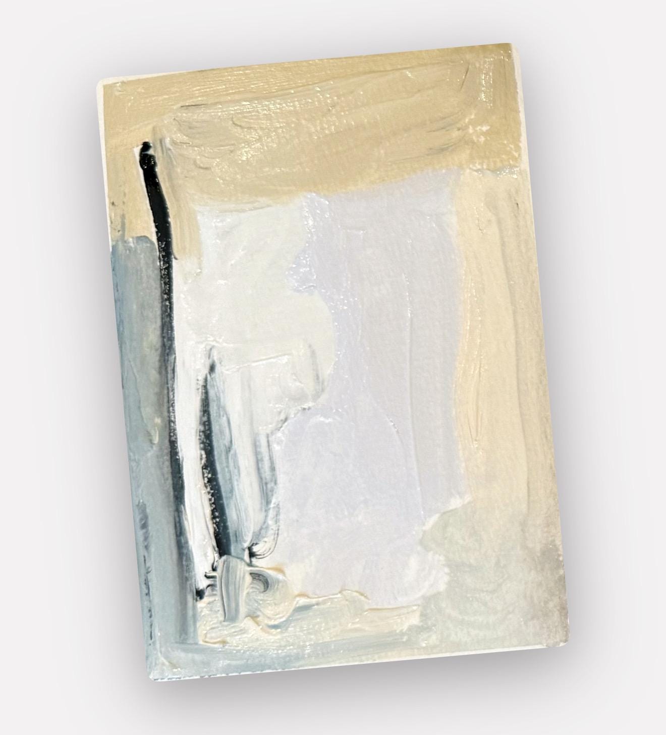 Original Abstract Fine Art Print, Black & White Monochrome Print (5x7)