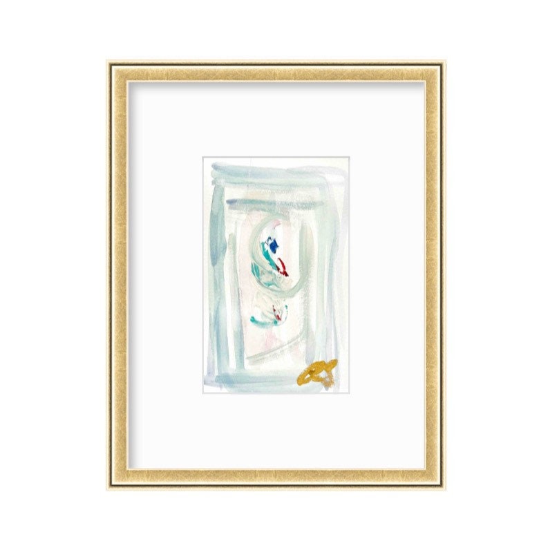 Original Abstract Artwork, Set of 4, Mixed Media, 5" x 7", Original Artwork, Pink Art, Blue Art, Neutral Artwork, Pastel Wall Decor