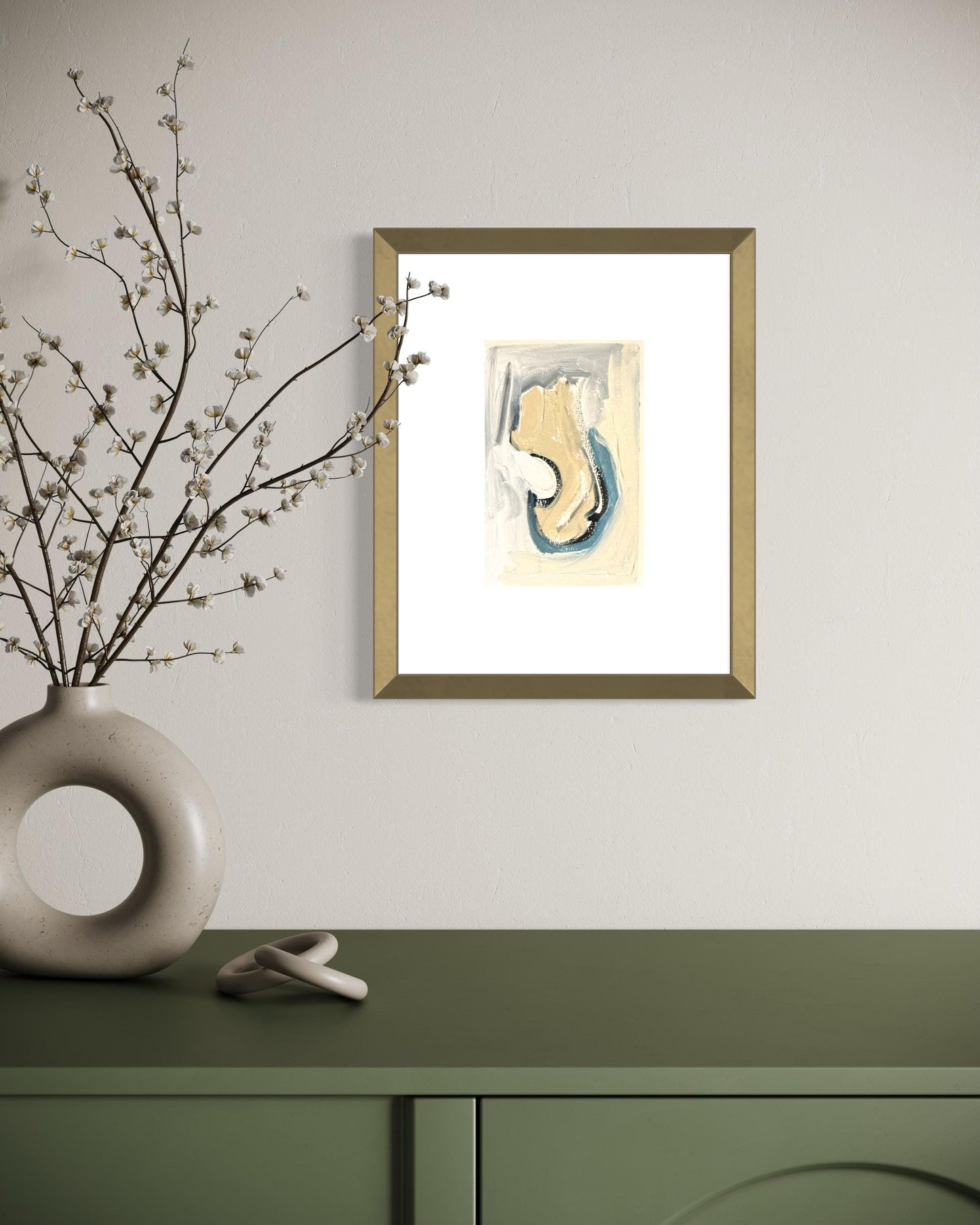 Original Abstract Fine Art Print, Black & White Monochrome Print (5x7)