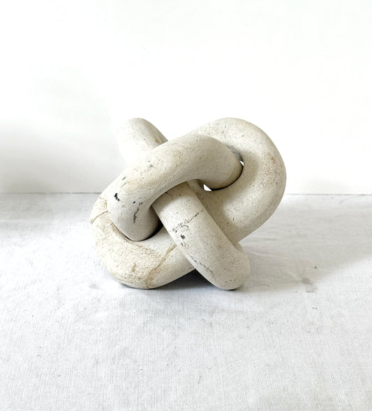 White Stone Decorative Knot