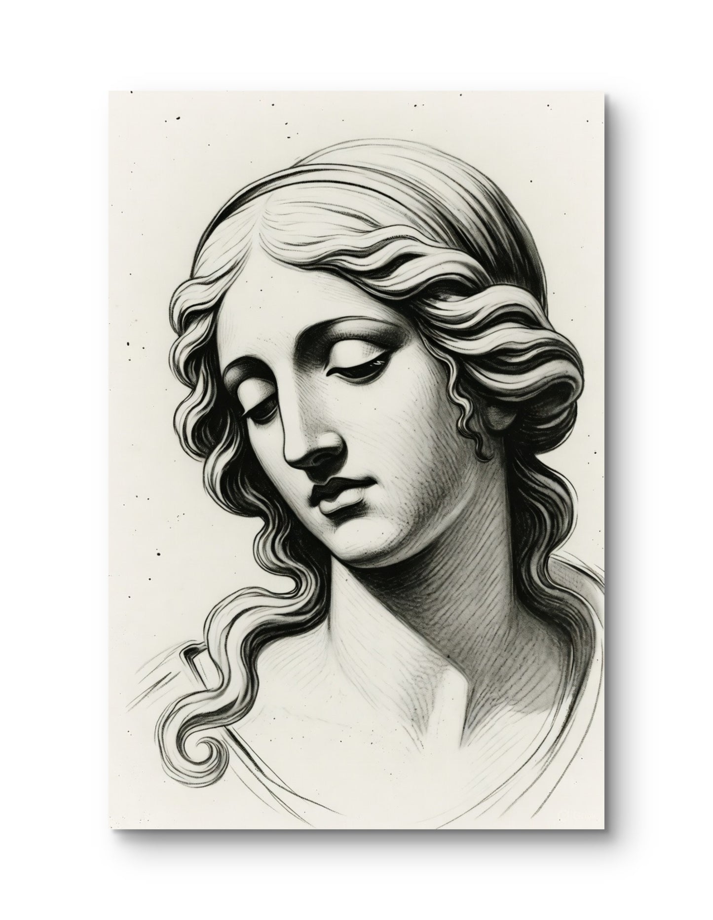 Minimalist Nude Figure Oversized Art Print, Modern Figure Drawing, Female Nude Figure Art, Abstract Nude Figure, Black & White Line Art