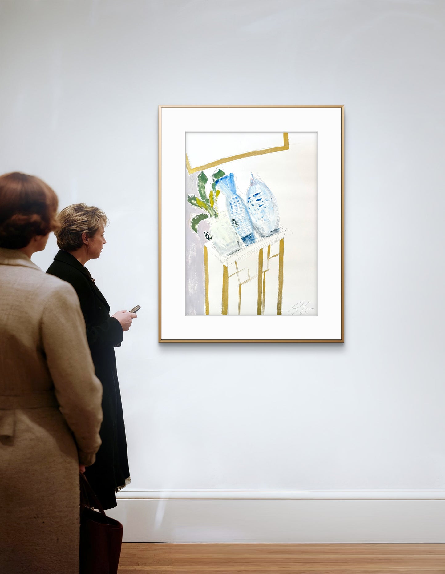 Original Abstract Oil Painting Giclee Fine Art Print, size 30”x40.