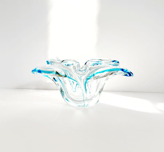 Butterfly Shaped Glass Candy Dish