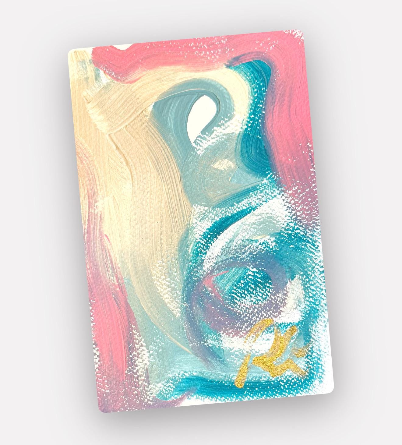 Original Abstract Watercolor Paintings Digital Print, Fine Art Print, Digital Download, Abstract Artwork, Pink, Blue, Green, 8x10