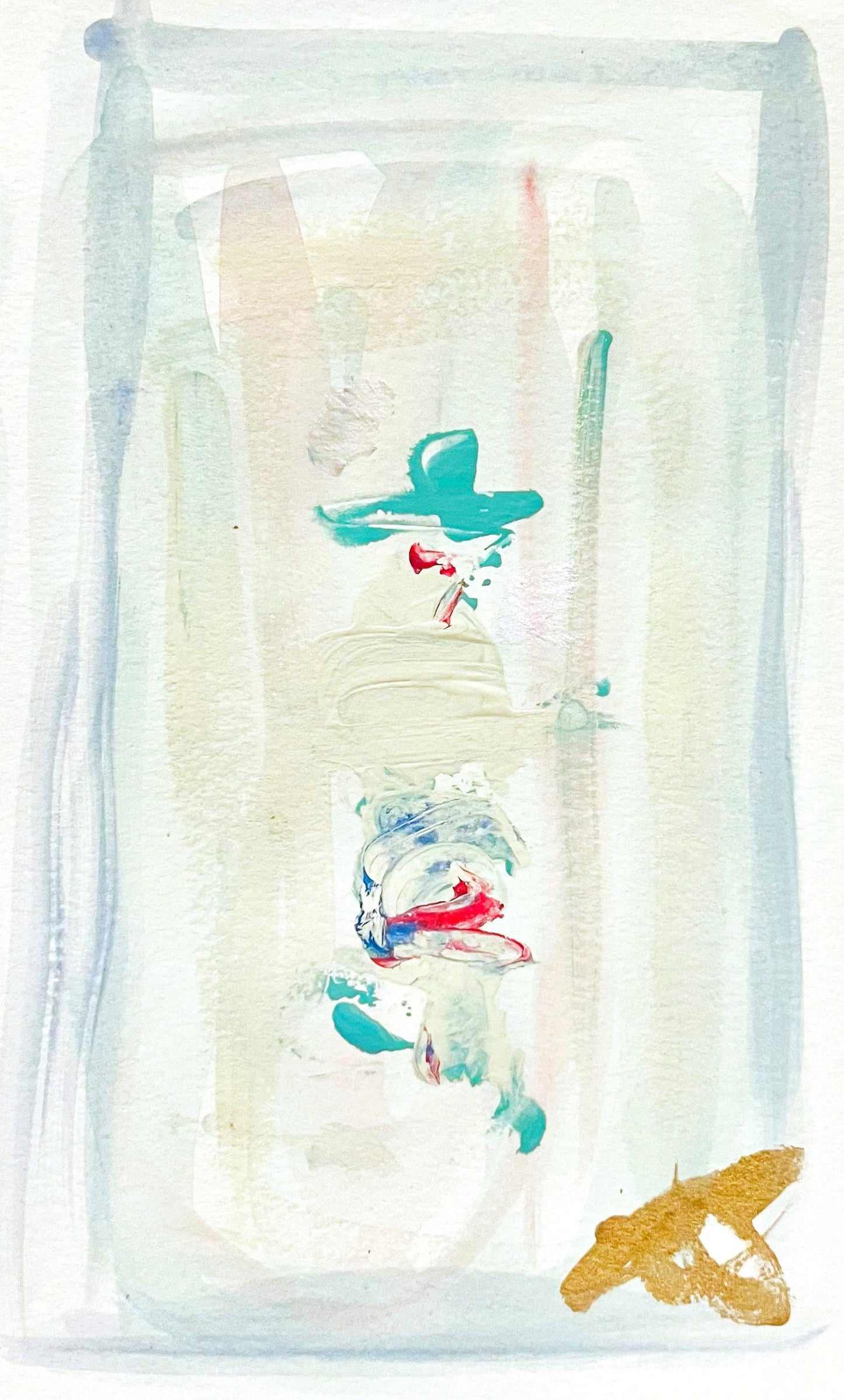 Original Abstract Artwork, Set of 4, Mixed Media, 5" x 7", Original Artwork, Pink Art, Blue Art, Neutral Artwork, Pastel Wall Decor